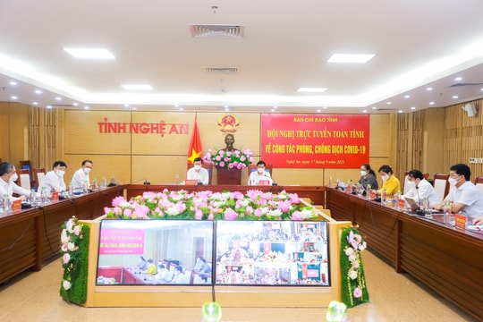 Bốn nhóm giải pháp để bảo vệ thành quả chống dịch, duy trì trạng thái bình thường mới ở Nghệ An