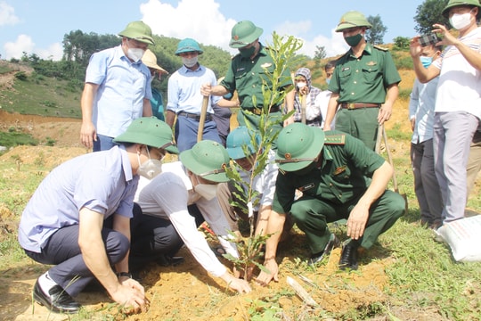 Lễ ra quân hưởng ứng chương trình trồng 1 tỷ cây xanh 'Vì một Việt Nam xanh'