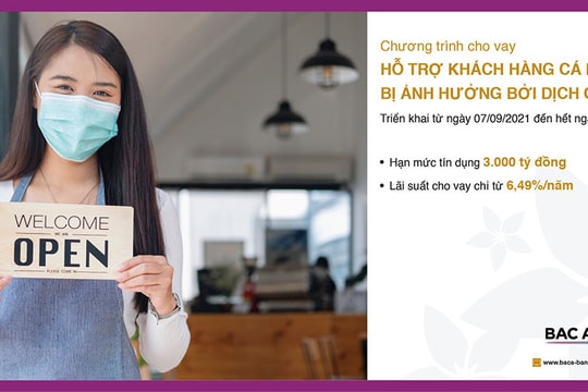 BAC A BANK hỗ trợ khách hàng cá nhân bị ảnh hưởng bởi dịch Covid-19