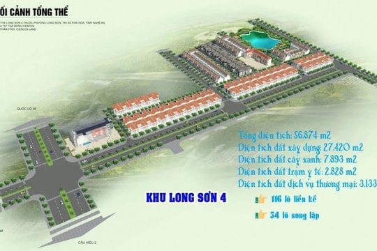 CIENCO4 chuyển nhượng khu đất tại phường Long Sơn, thị xã Thái Hòa