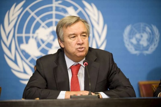 Tổng Thư ký Liên hợp quốc Antonio Guterres kêu gọi Mỹ -Trung Quốc tránh chiến tranh lạnh