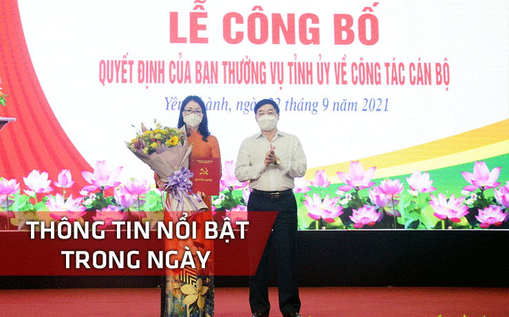 Nghệ An: Thông tin nổi bật ngày 22/9