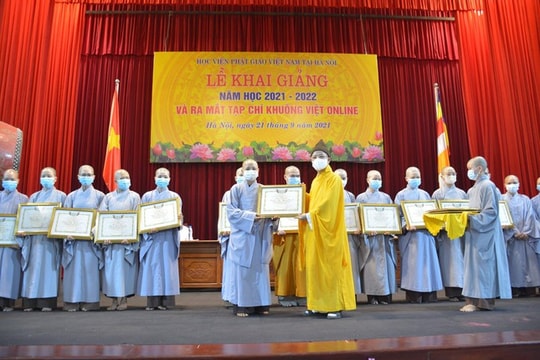 Học viện Phật giáo Việt Nam tại Hà Nội khai giảng năm học mới