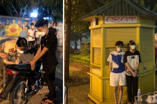 Xử lý nhóm 'quái xế' trong đêm Trung thu tại TP. Vinh