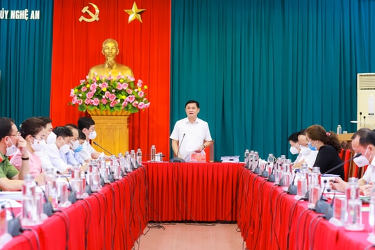 Nghệ An quyết giữ vững thành quả chống dịch, tăng tốc phát triển kinh tế - xã hội