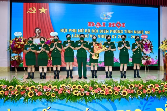 Xây dựng Hội phụ nữ Bộ đội Biên phòng Nghệ An vững mạnh xuất sắc