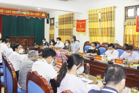 Đoàn ĐBQH tỉnh Nghệ An lấy ý kiến góp ý vào Đề án bảo đảm an ninh nguồn nước 