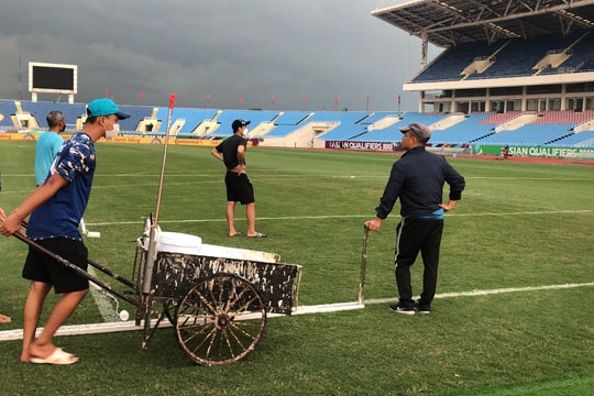 Tổng cục TDTT đốc thúc sửa chữa sân Mỹ Đình