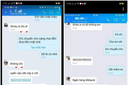 Cảnh giác với thủ đoạn hack Zalo, Facebook vay mượn tiền