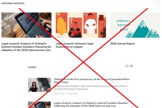 Núp bóng 'bảo vệ nhân quyền' để bảo vệ những kẻ chống phá