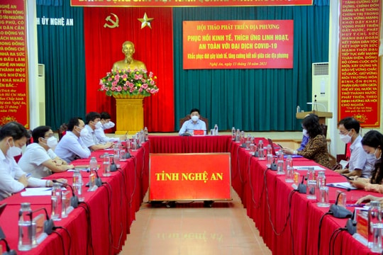 Hội thảo về khắc phục đứt gãy kinh tế, tăng cường kết nối giữa các địa phương