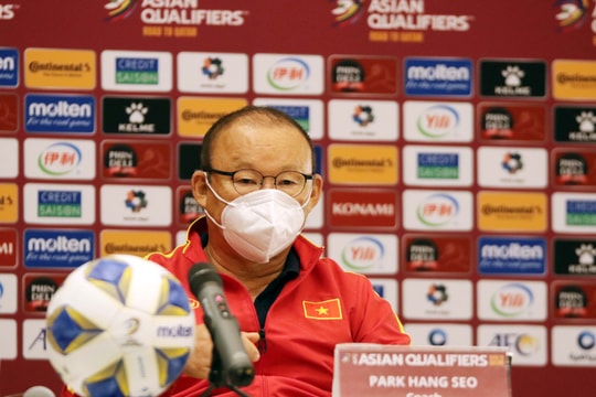 HLV Park Hang Seo: Hãy cho ĐT Việt Nam thời gian để cải thiện