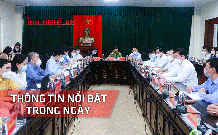 Nghệ An: Thông tin nổi bật ngày 15/10