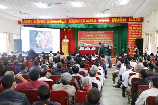 Nghệ An: Đối thoại với người dân liên quan dự án công viên sinh thái vĩnh hằng