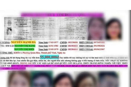 Cắt ghép hình ảnh, thông tin cá nhân tung lên mạng, tống tiền các chủ tài khoản facebook