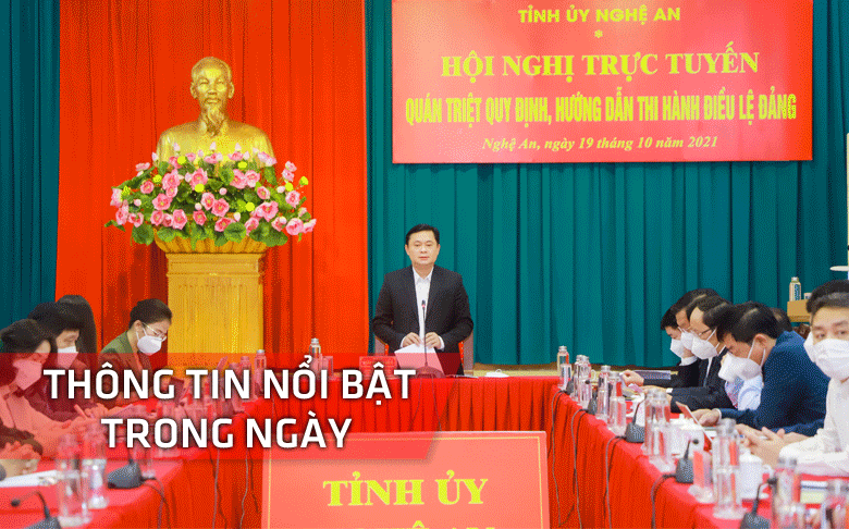 Nghệ An: Thông tin nổi bật ngày 19/10