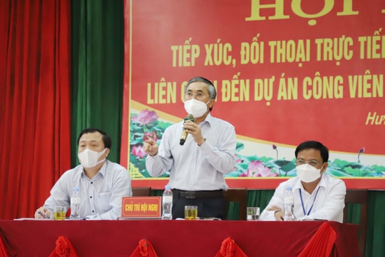 Kết luận của Phó Chủ tịch UBND tỉnh Nghệ An tại đối thoại về dự án công viên sinh thái vĩnh hằng