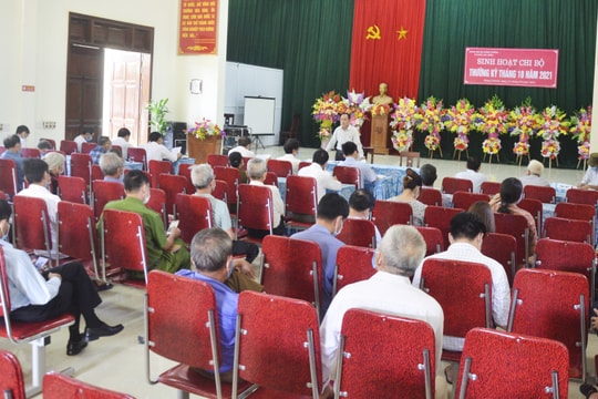 Sinh hoạt chi bộ mẫu theo quy định mới tại Hưng Nguyên