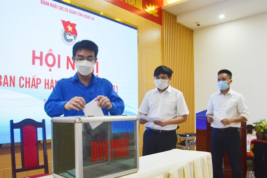 Bầu bổ sung Phó Bí thư Đoàn Khối Các cơ quan tỉnh Nghệ An, nhiệm kỳ 2017 – 2022