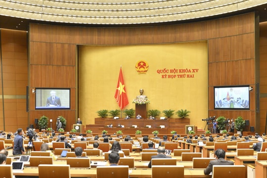 Quốc hội thảo luận Nghị quyết về tổ chức phiên tòa trực tuyến