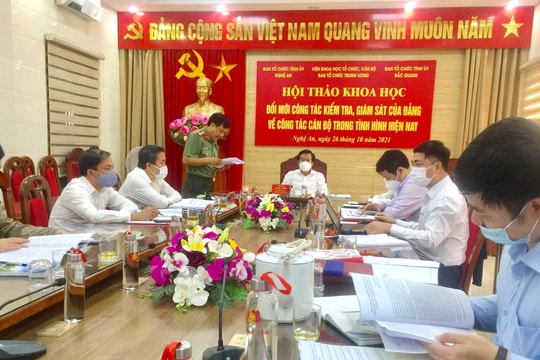 Đổi mới công tác kiểm tra, giám sát của Đảng về công tác cán bộ