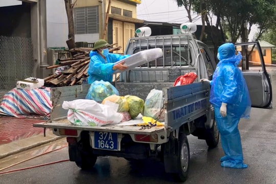 Đảm bảo nhu cầu thiết yếu của người dân tại 'vùng đỏ' duy nhất ở Nghệ An