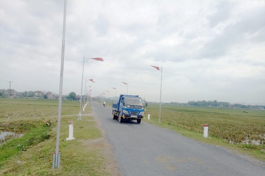 Kịp thời khắc phục những tồn tại trên tuyến đường Nhân Sơn-Đại Sơn (Đô Lương)