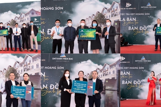 Bùng nổ giao dịch trong tiệc trà khu đô thị Hoàng Sơn