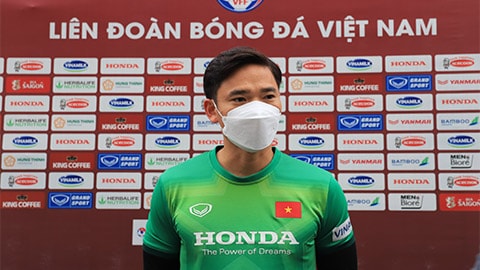 Thủ môn Trần Nguyên Mạnh: 'Nếu được trao cơ hội, tôi sẽ thi đấu thật tốt'