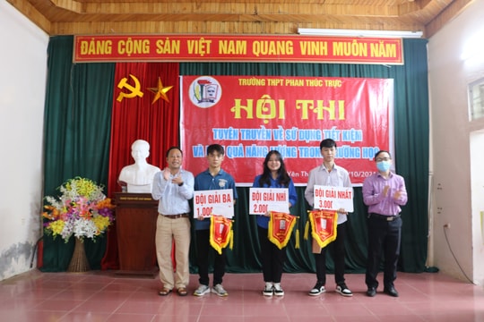 Nghệ An: Tuyên truyền sử dụng năng lượng tiết kiệm và hiệu quả trong trường học