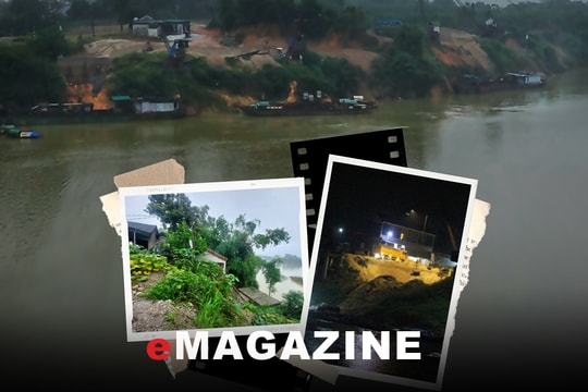 Ngang nhiên 'rút ruột' sông Lam!