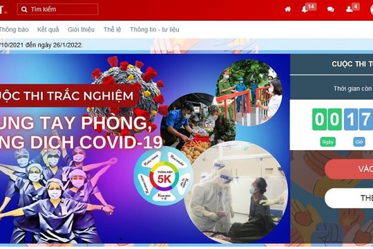 Hưởng ứng Cuộc thi trực tuyến 'Chung tay phòng, chống dịch Covid-19'