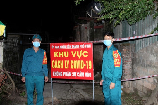 TP. Vinh lấy mẫu xét nghiệm gần 800 người liên quan đến ca nhiễm Covid-19 mới