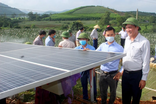 Nghệ An nhân rộng mô hình cấp nước bằng năng lượng mặt trời 