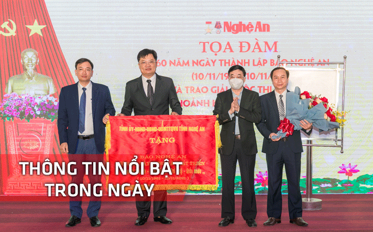 Nghệ An: Thông tin nổi bật ngày 10/11