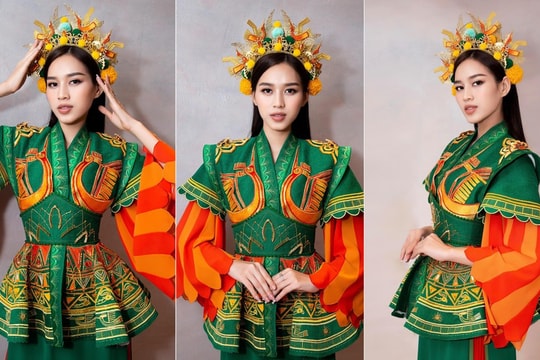 Đỗ Thị Hà khoe thần thái 'đỉnh cao' khi thử trang phục Bà Triệu cho Dance Of The Word 