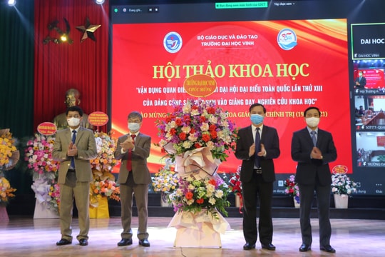 Đẩy mạnh vận dụng quan điểm, đường lối Đại hội XIII của Đảng vào giảng dạy, nghiên cứu khoa học