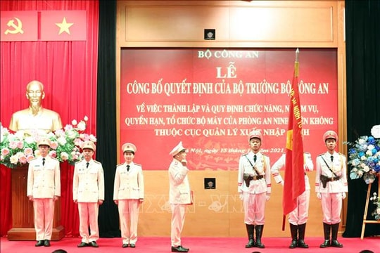 Bộ Công an thành lập lực lượng An ninh trên không