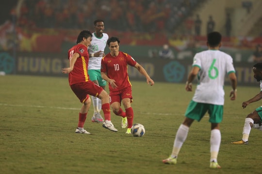 Việt Nam vẫn chưa có được điểm số đầu tiên sau trận gặp Saudi Arabia