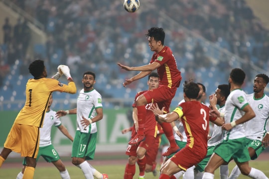 Những hình ảnh đẹp trong trận đấu giữa ĐT Việt Nam - ĐT Saudi Arabia