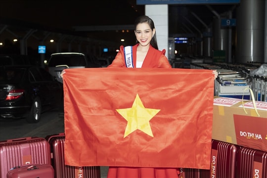 Hoa hậu Đỗ Thị Hà mang 200kg hành lý, bay gần 30 tiếng thi Miss World 2021