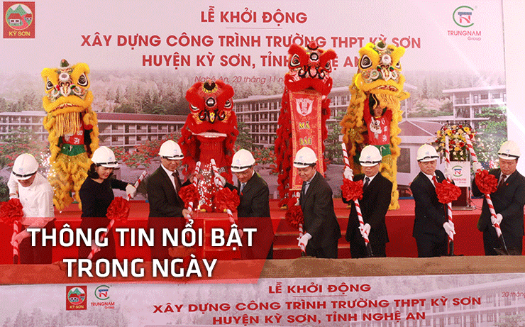 Nghệ An: Thông tin nổi bật ngày 20/11