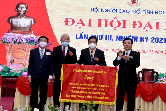 Đại hội đại biểu Hội Người cao tuổi tỉnh Nghệ An lần thứ III, nhiệm kỳ 2021 – 2026.