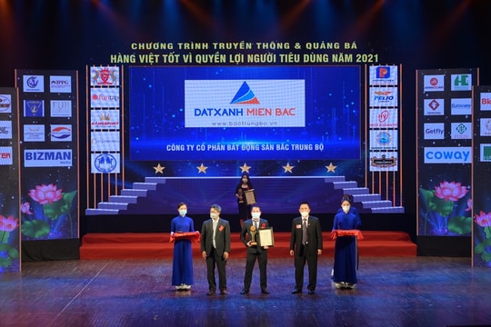 Đất Xanh Bắc Trung Bộ lần thứ 3 liên tiếp nhận giải Thương hiệu quốc gia