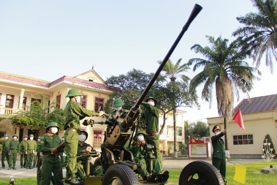 Bộ CHQS tỉnh Khai mạc huấn luyện Dự bị động viên phòng không tỉnh năm 2021