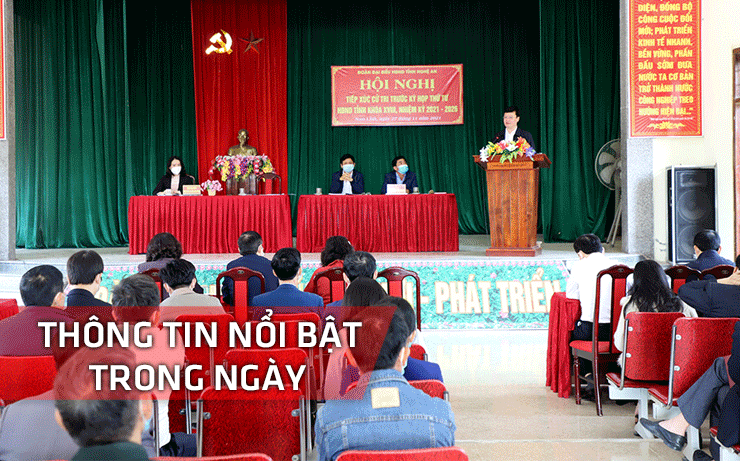 Nghệ An: Thông tin nổi bật ngày 27/11
