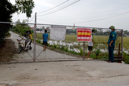 Yên Thành khẩn trương khoanh vùng 2 điểm dịch trong cộng đồng