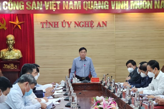 Đồng chí Phó Bí thư Thường trực Tỉnh ủy chủ trì hội nghị giao ban Khối Nội chính