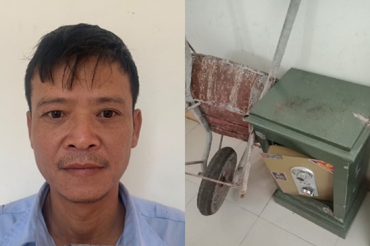 Khởi tố đối tượng mang xe rùa đi trộm két sắt của hàng xóm