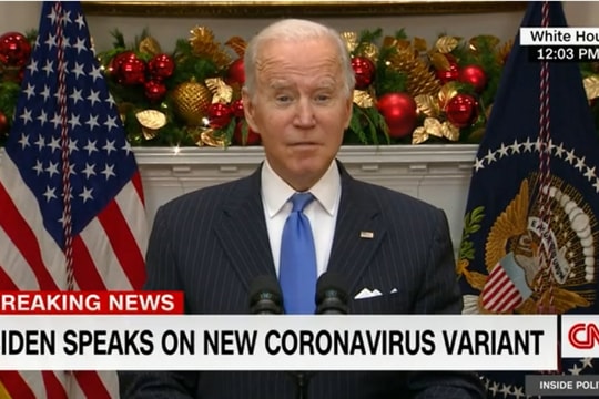 Tổng thống Biden trấn an người dân Mỹ không nên hoảng loạn trước biến thể Omicron